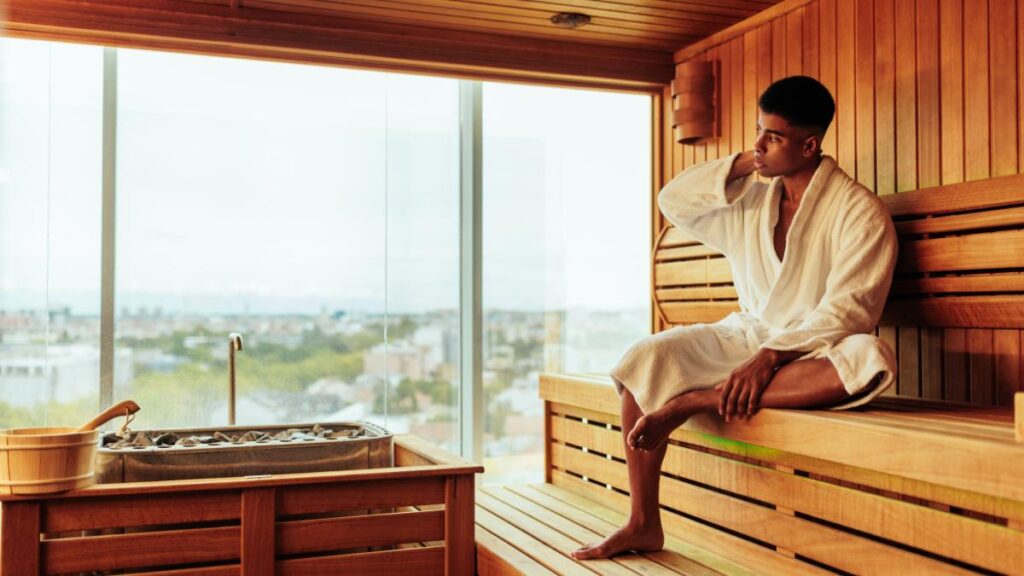 Sauna when too sick