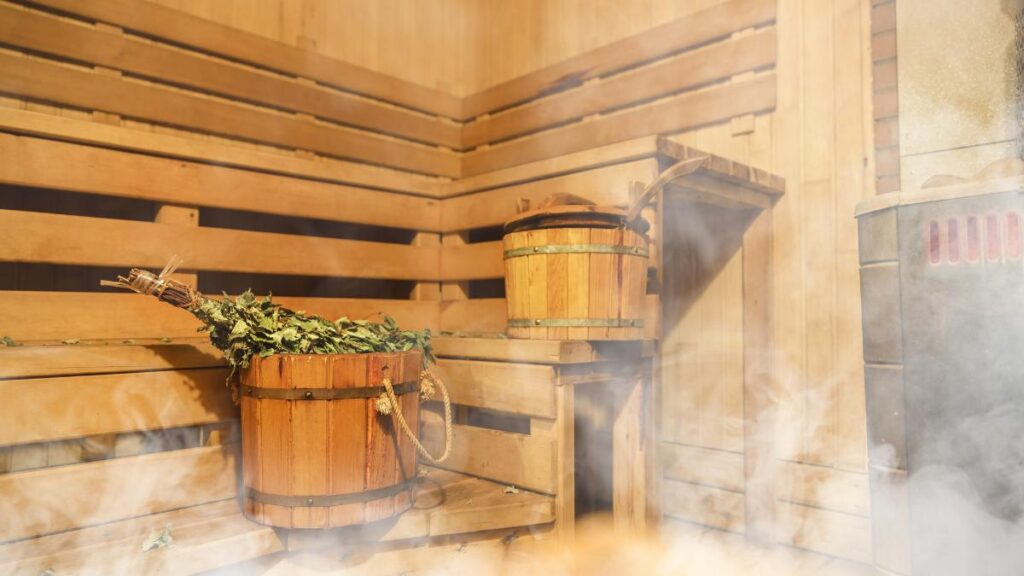 How does a sauna work