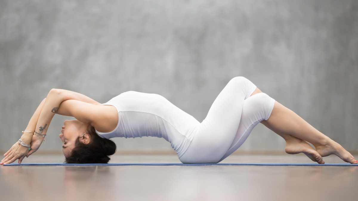 Yoga poses for thyroid function support
