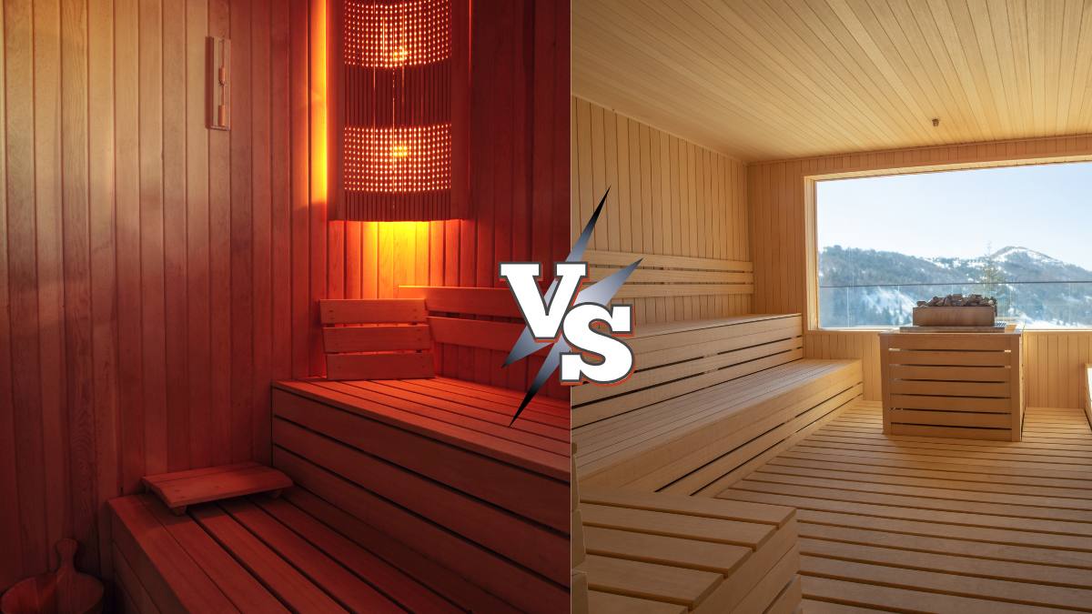 Infrared vs. traditional sauna