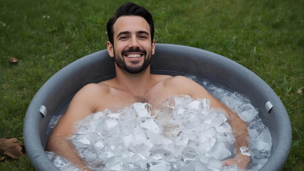 Best time for ice bath - Evening