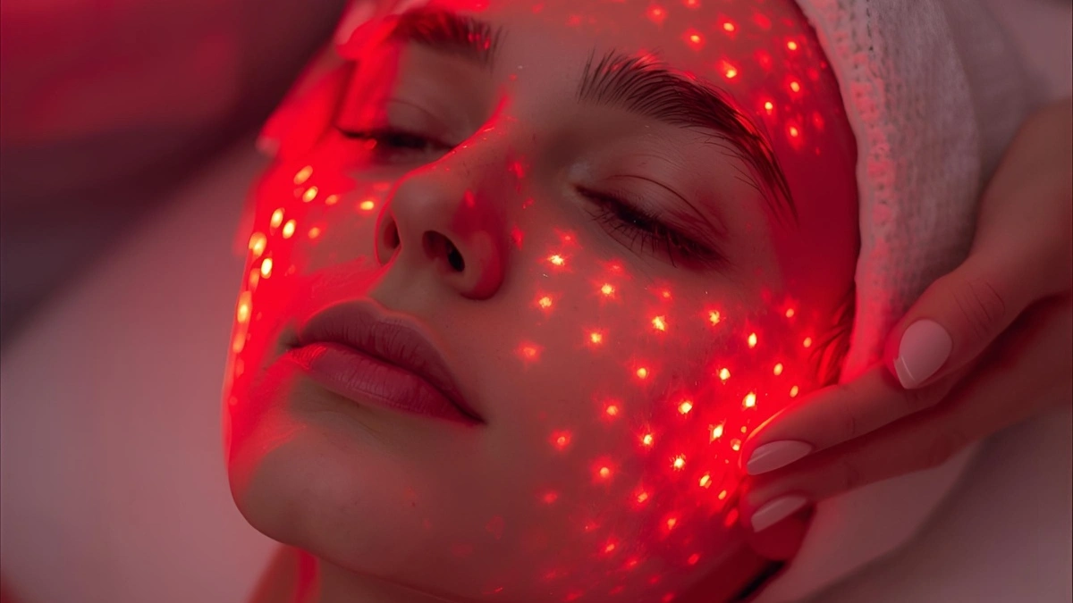How long to use red light therapy on your face
