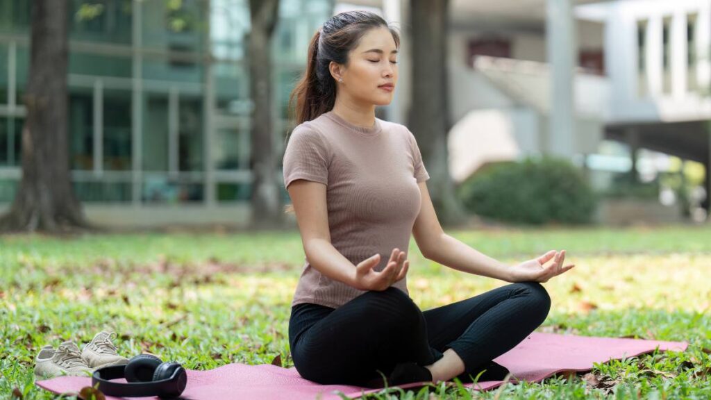 Role of nature in quieting mind