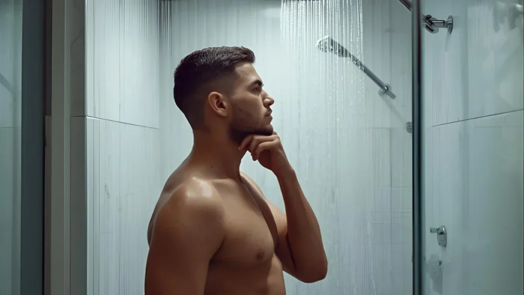 Shower after an ice bath