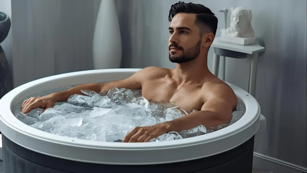 Take ice bath without getting sick