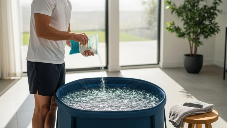 Can you put Epsom salt in an ice bath