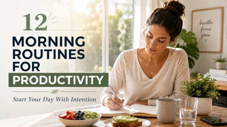 morning routines for productivity
