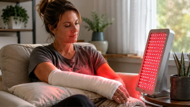 does red light therapy help broken bones